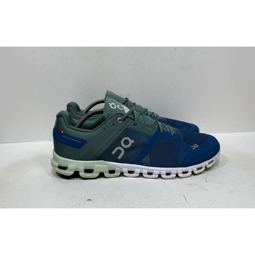 On Cloudflow Sea Blue Petrol Running Running Shoes Sneakers Men's Size 11.5